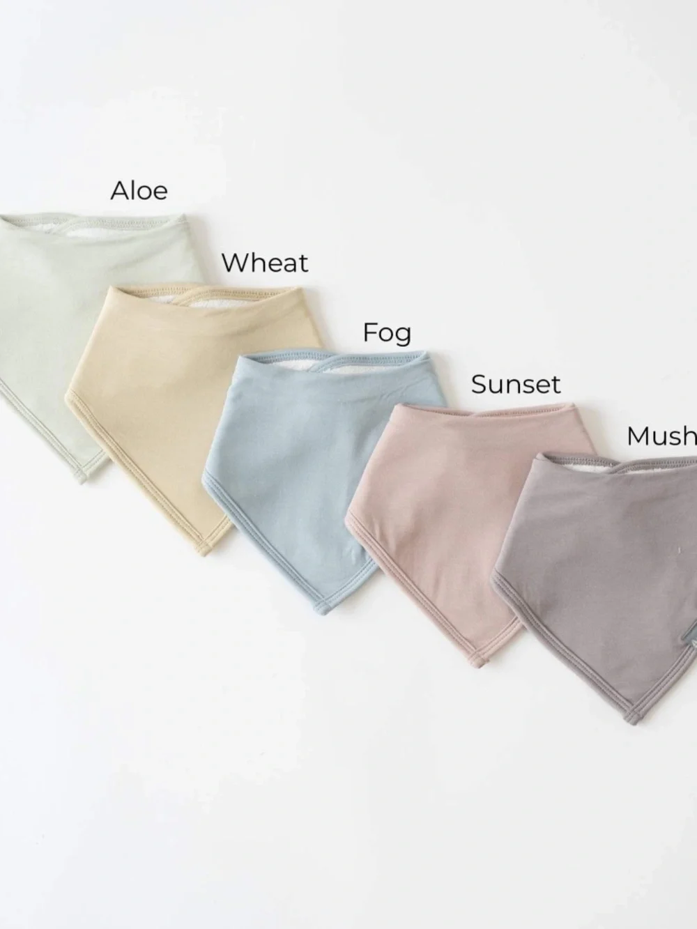 NWT Kyte BABY Bib in Wheat Bamboo